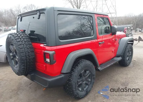 2019 Jeep Wrangler Sport S 4X4 z USA, uszkodzony, nr VIN 1C4GJXAG7KW660519